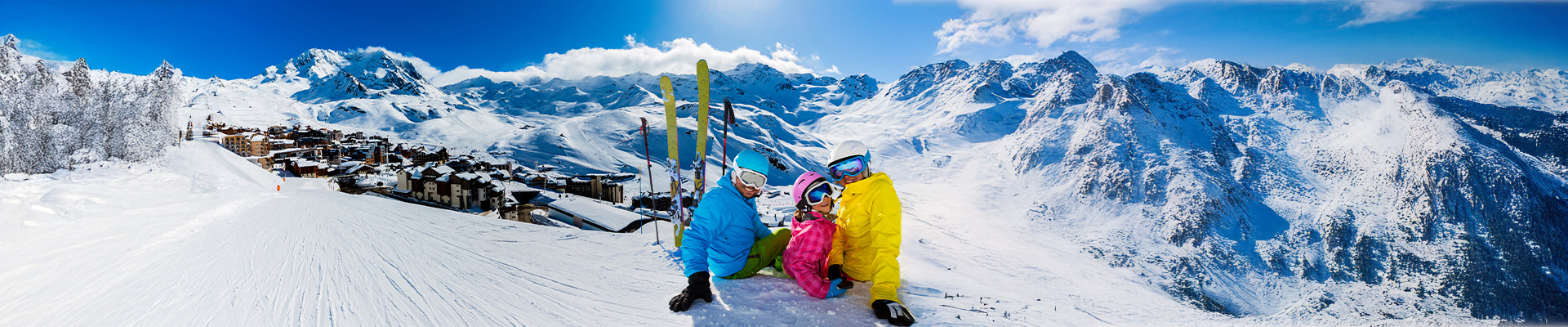Aan de voet van de pistes